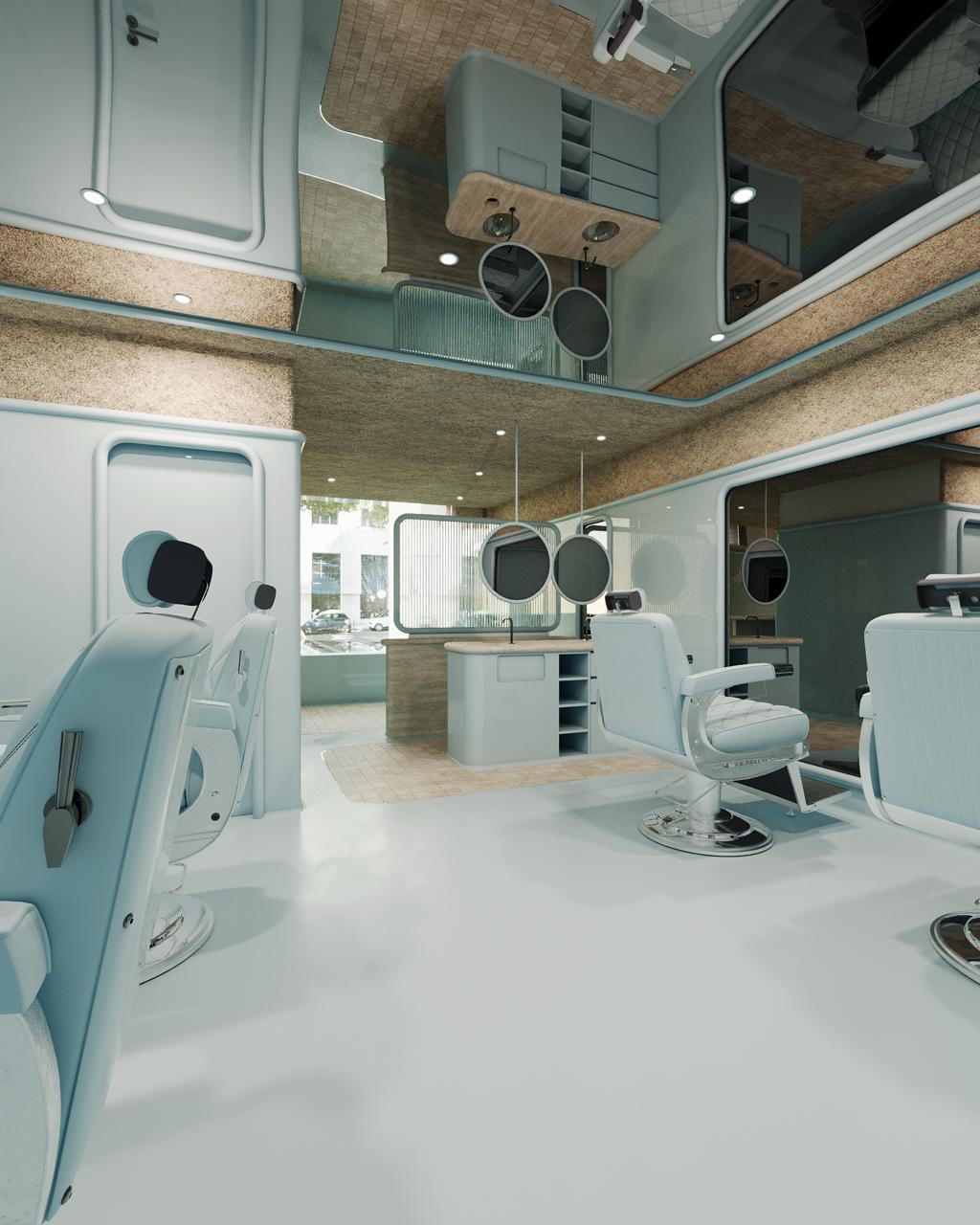 Inside the Sk;n studio in Lisbon
